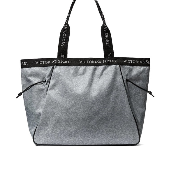 👜NWT Victoria’s Secret Sport Cinch Tote/Bag.  Gray, and still in Plastic Bag - Picture 5 of 6